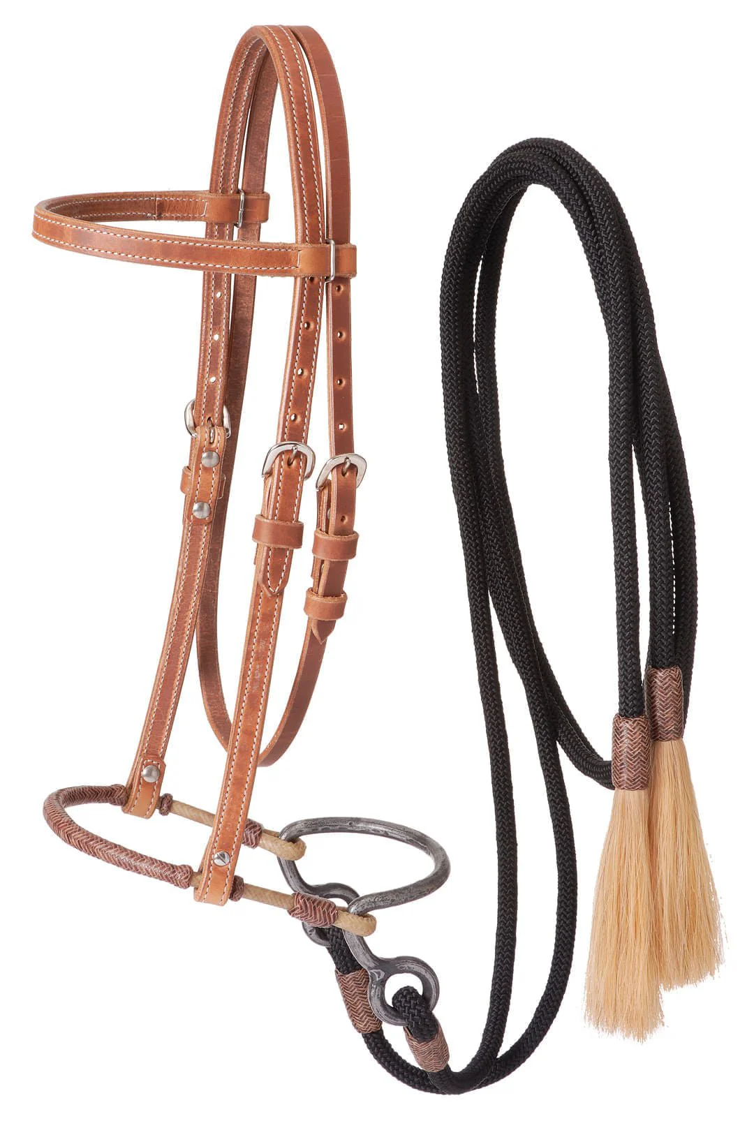 Harness Leather Headstall with Training Bosal - Pet's Shop