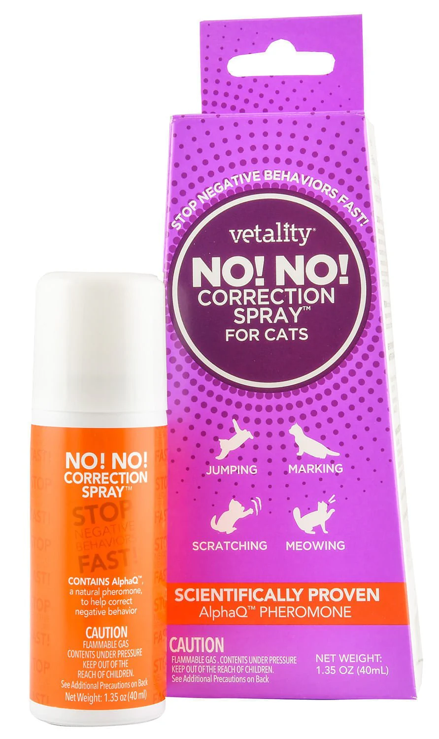 No! No! Correction Spray for Cats, 1.35 oz - Pet's Shop