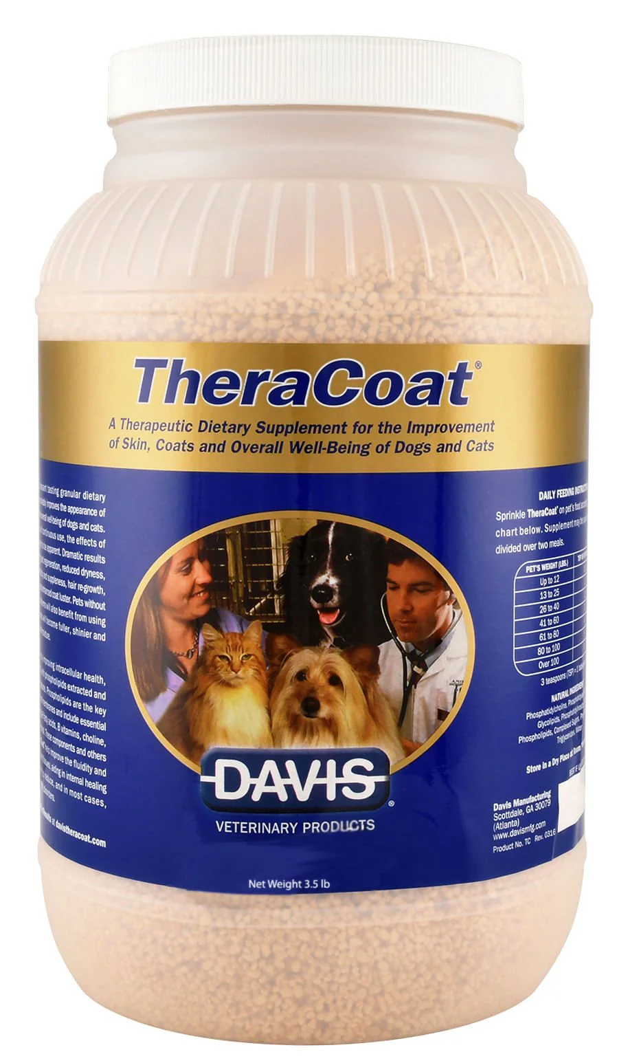 TheraCoat Skin & Coat Supplement for Dogs & Cats - Pet's Shop
