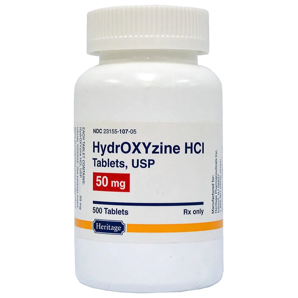 Rx Hydroxyzine HCl (Generic) Tablets for Dogs & Cats - Pet's Shop