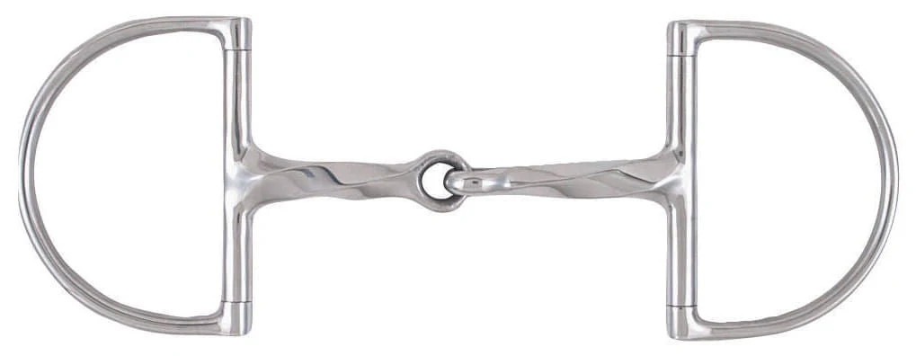 Korsteel Slow Twist Hunter Dee Ring Snaffle Bit - Pet's Shop