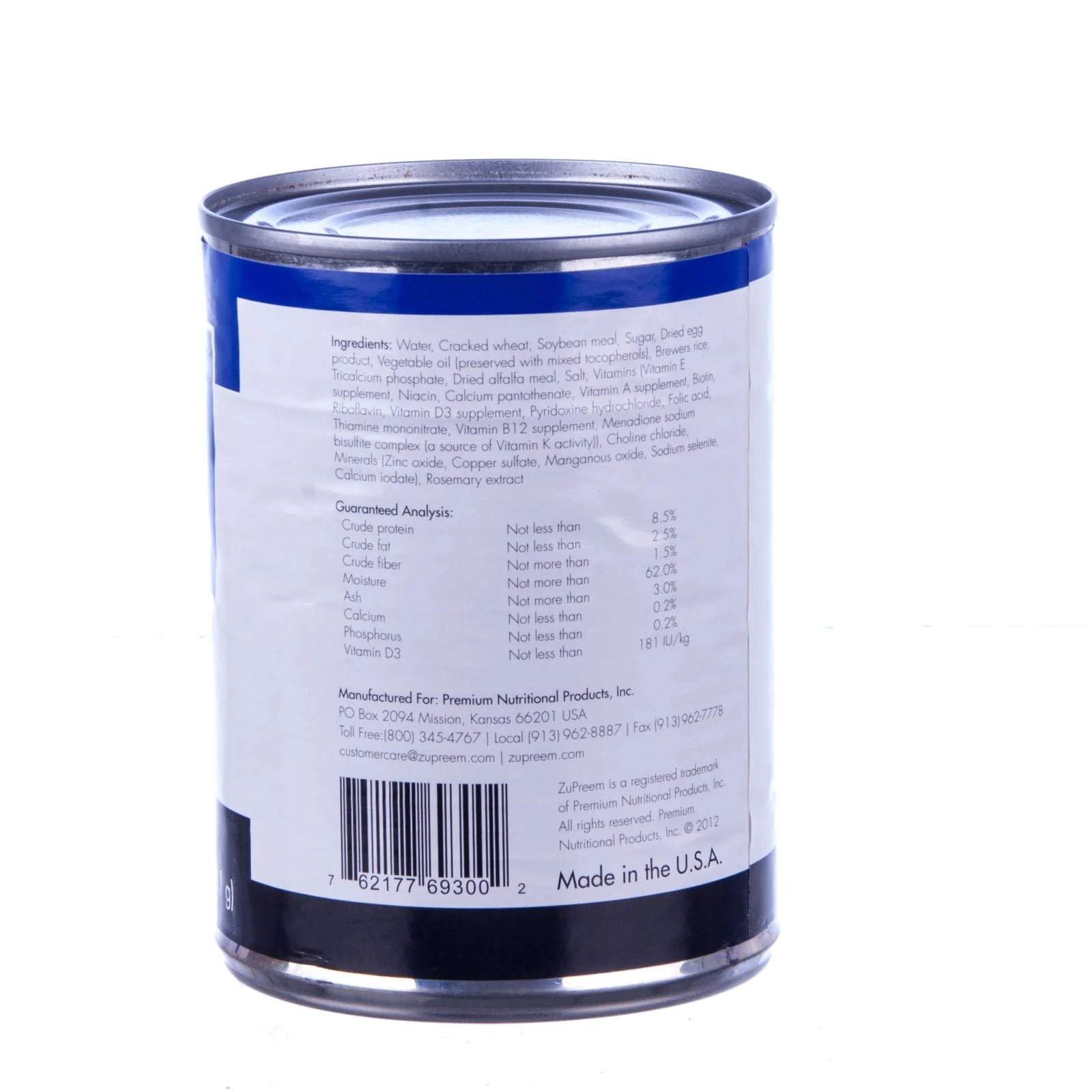 ZuPreem Primate Diet Canned - Pet's Shop