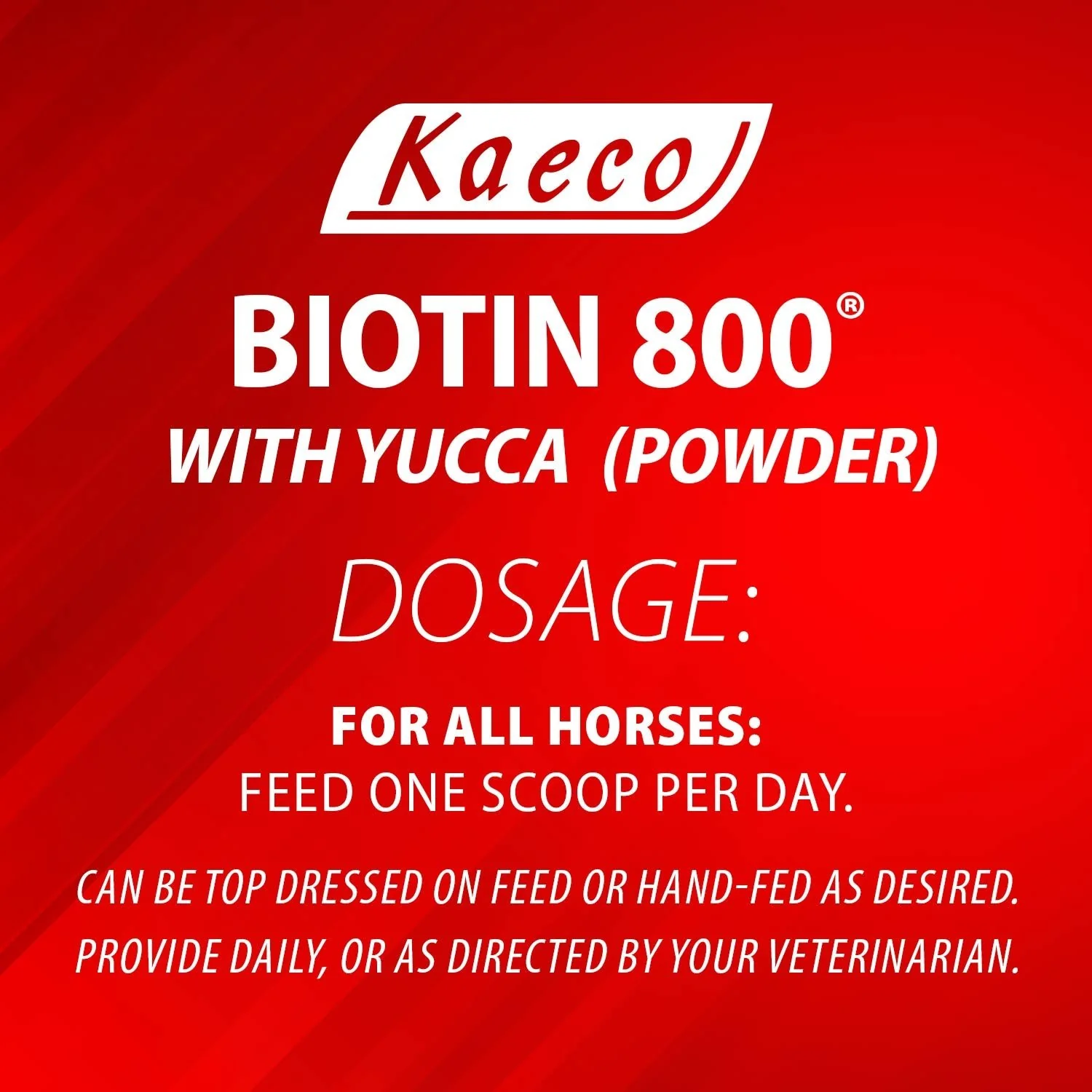 Biotin 800 Powder with Yucca - Pet's Shop