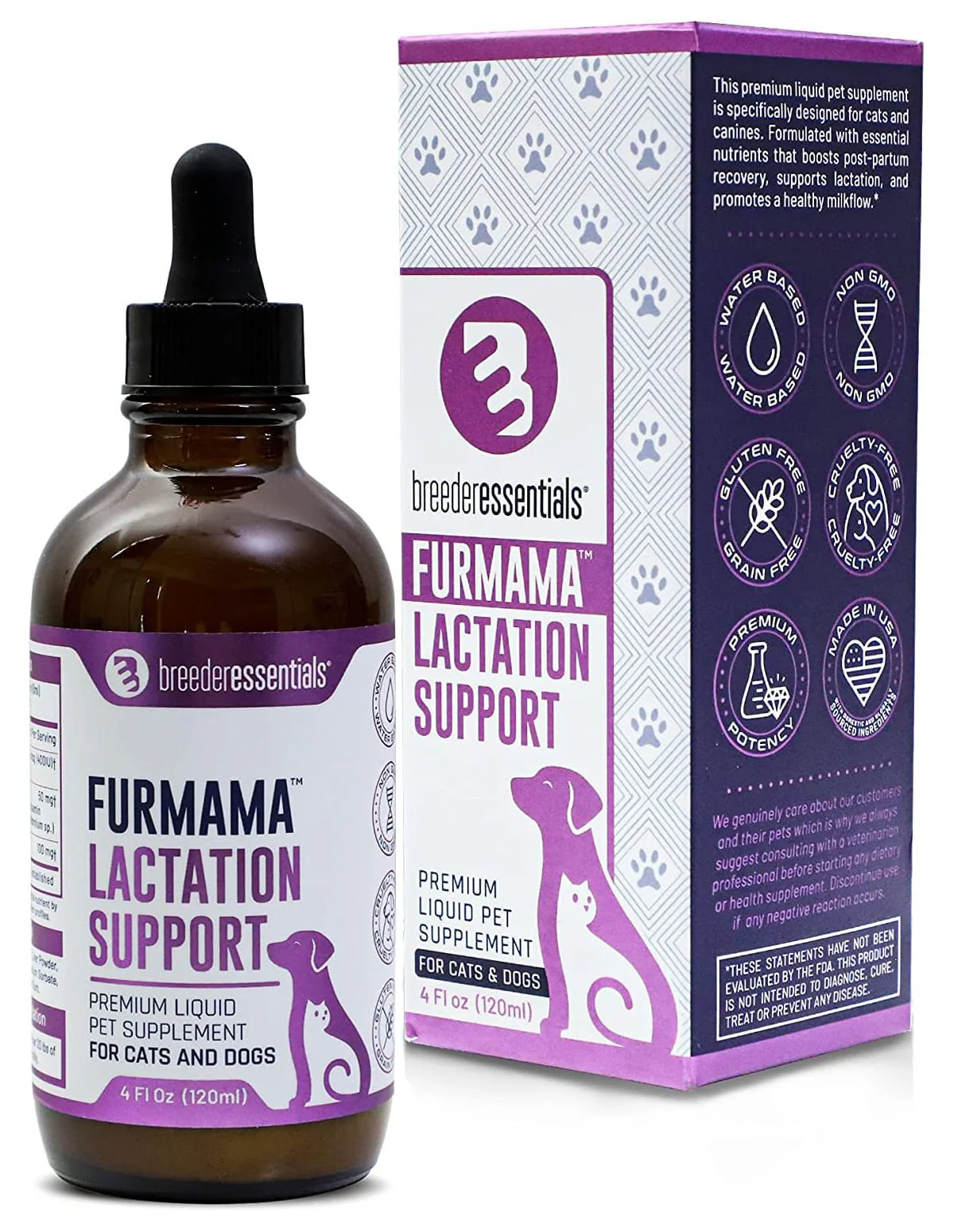 FurMama Lactation Support for Dogs & Cats, 4 oz - Pet's Shop