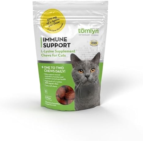 L-Lysine Immune Support Chews for Cats, 30 count - Pet's Shop