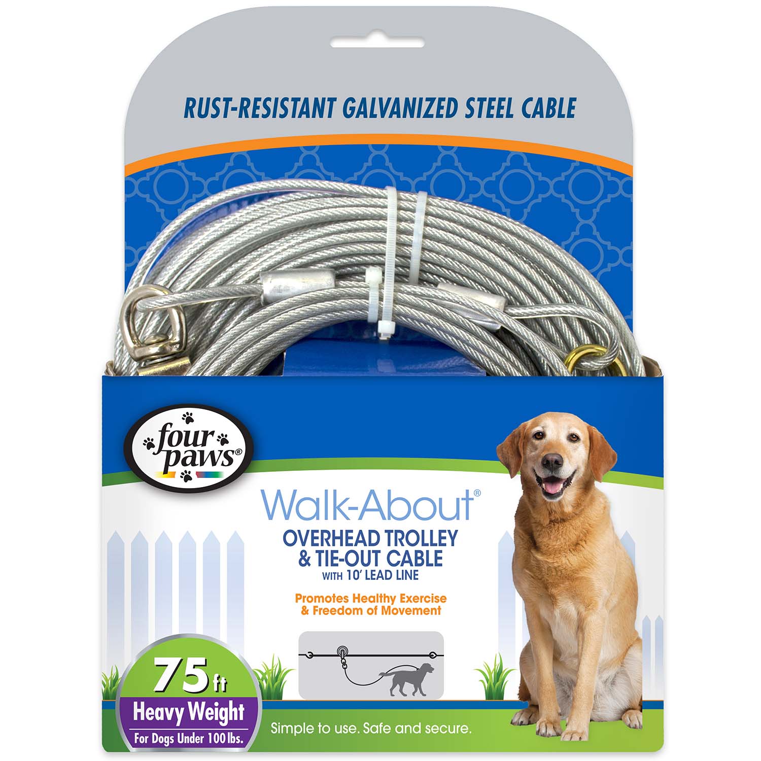 Heavy Weight Dog Trolley Exerciser, Silver - Pet's Shop