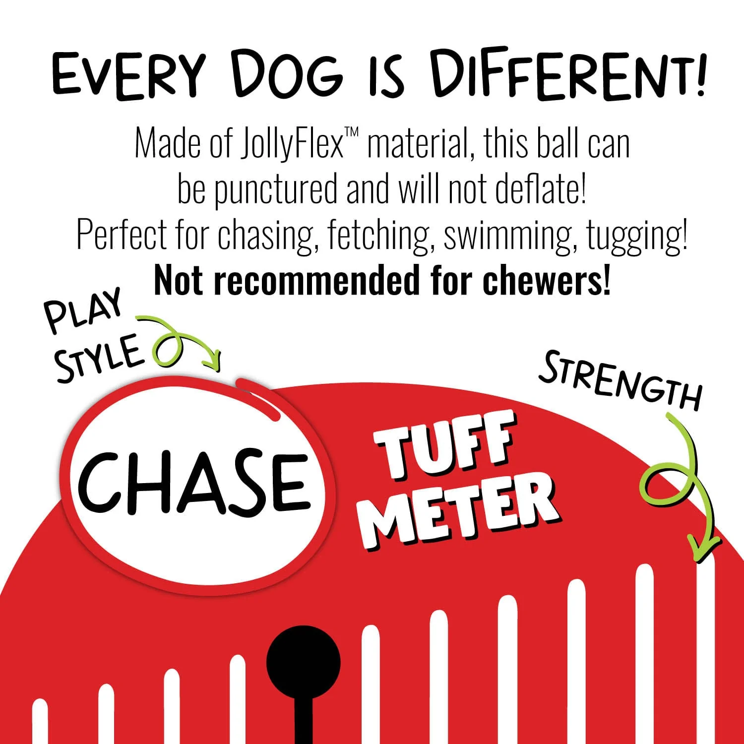Tug-n-Toss Jolly Ball Dog Toy - Pet's Shop