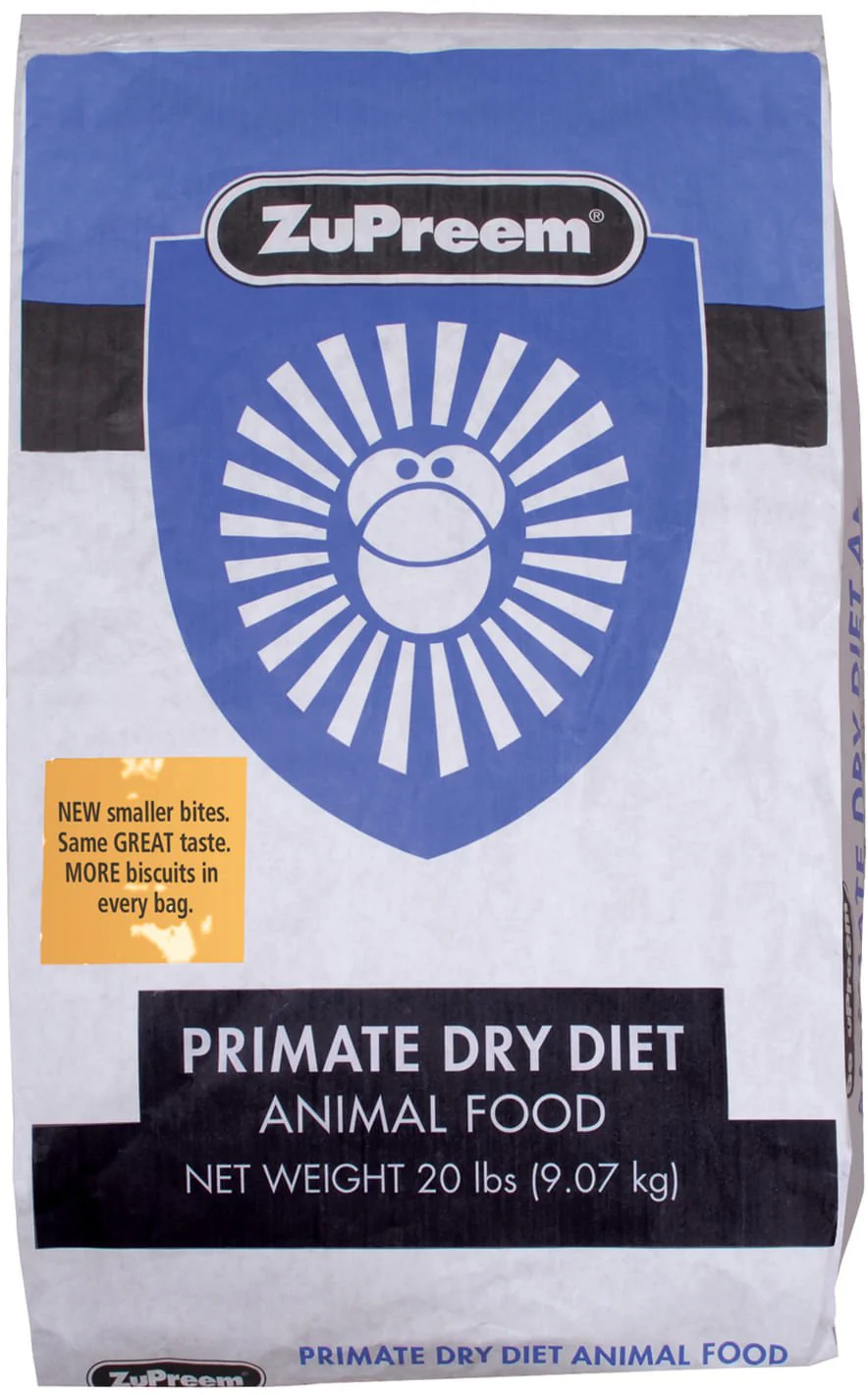 ZuPreem Primate Dry Diet, 20 lb - Pet's Shop