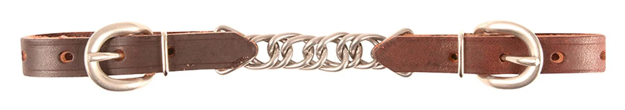 Martin Saddlery Latigo and Flat Link Chain Curb Strap - Pet's Shop