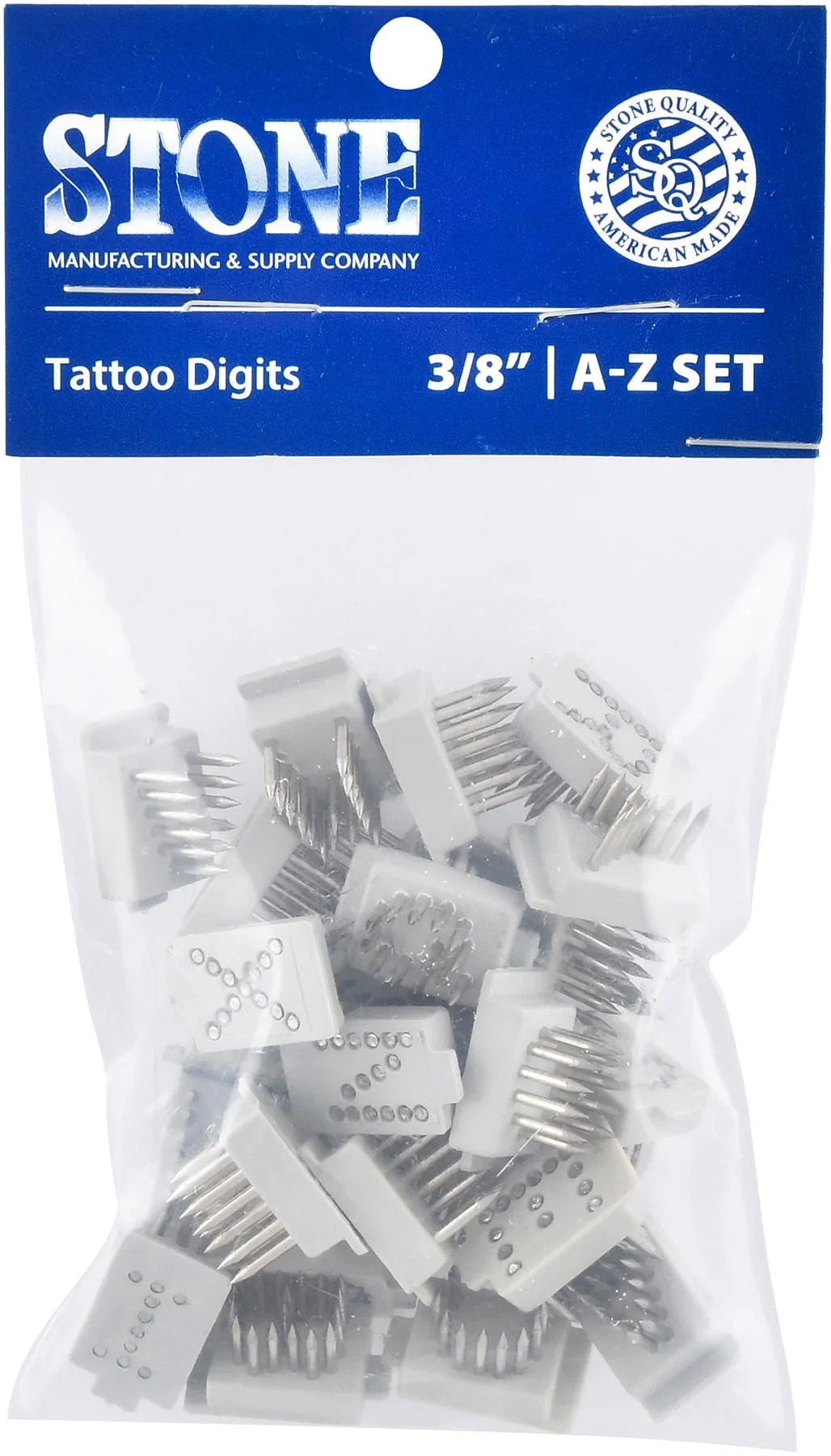 Stone Standard Tattoo Letters, A-Z Set - Pet's Shop