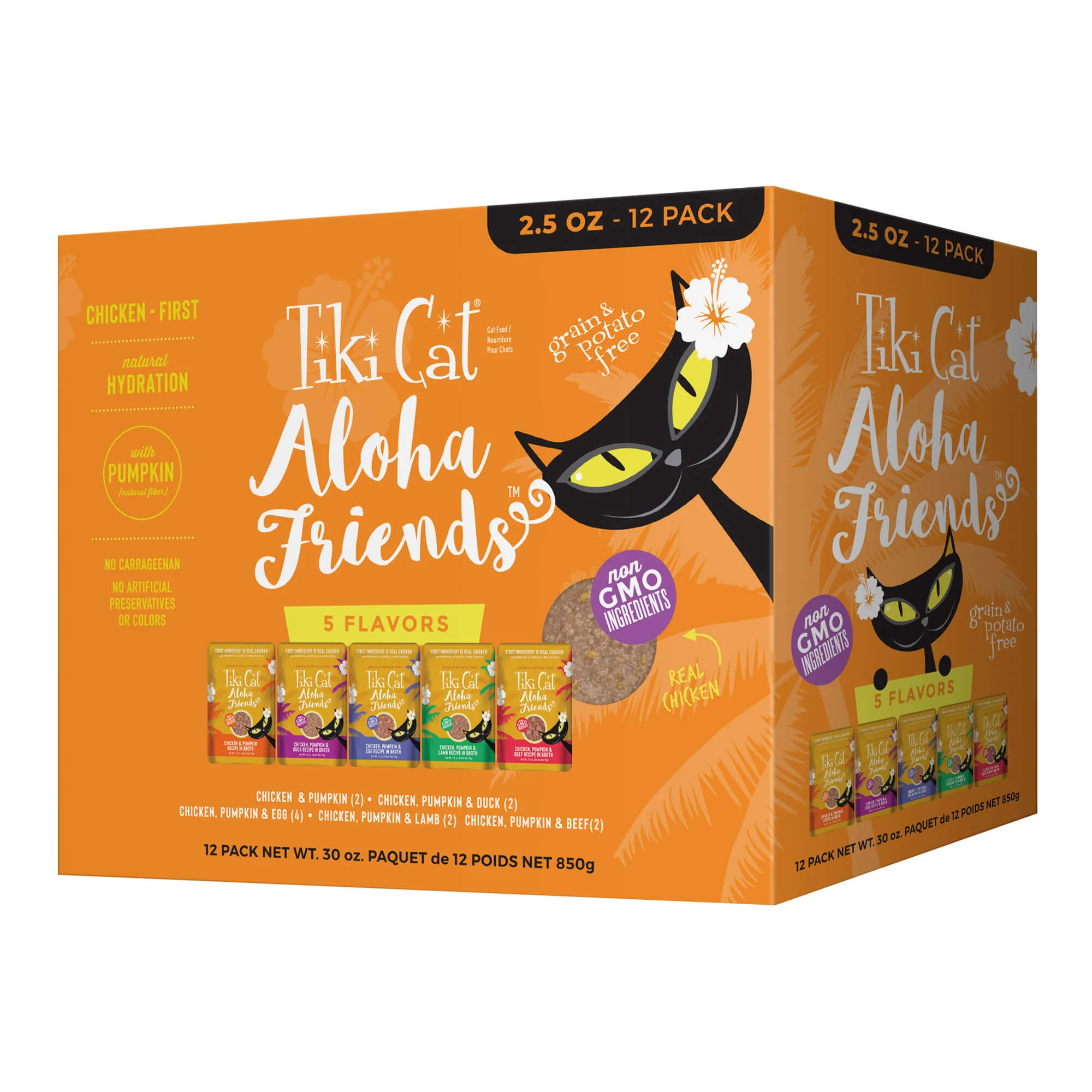 Tiki Cat Aloha Friends Wet Cat Food, Variety Pack, Pouches - Pet's Shop