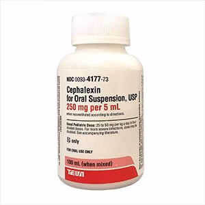 Rx Cephalexin (Generic) Oral Suspension for Dogs - Pet's Shop