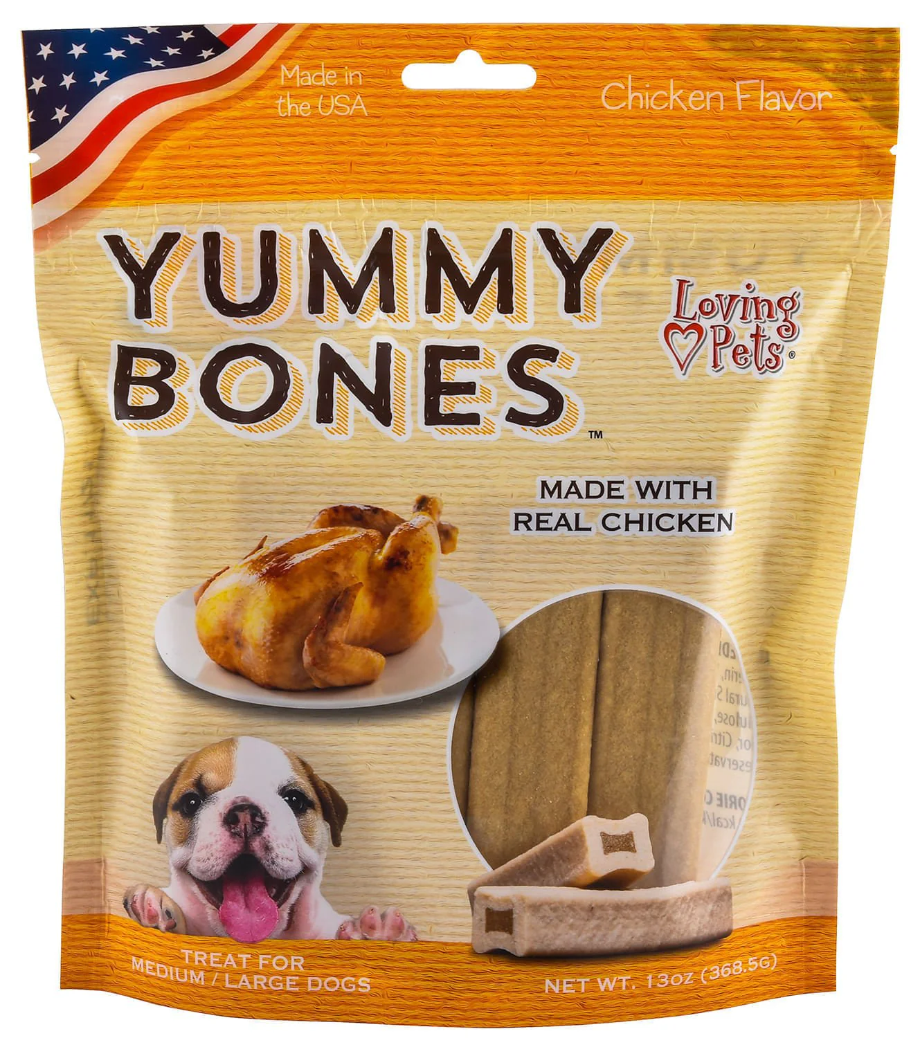 Yummy Bones Dog Treats, 13 oz - Pet's Shop