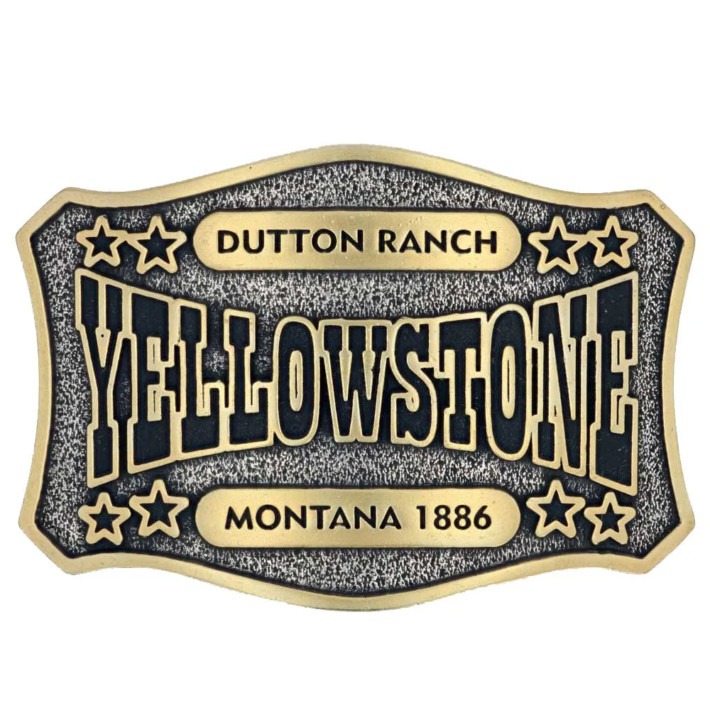 The Y Yellowstone Star Attitude Belt Buckle - Pet's Shop