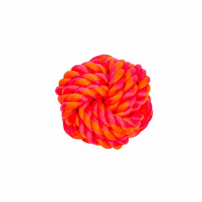 Rugged Rope 100% Cotton Ball Dog Toy - Pet's Shop