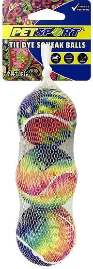 Tie-Dye Squeak Ball - Pet's Shop