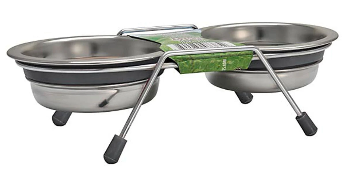 Ruff N Tuff Silent Double Diner - Pet's Shop