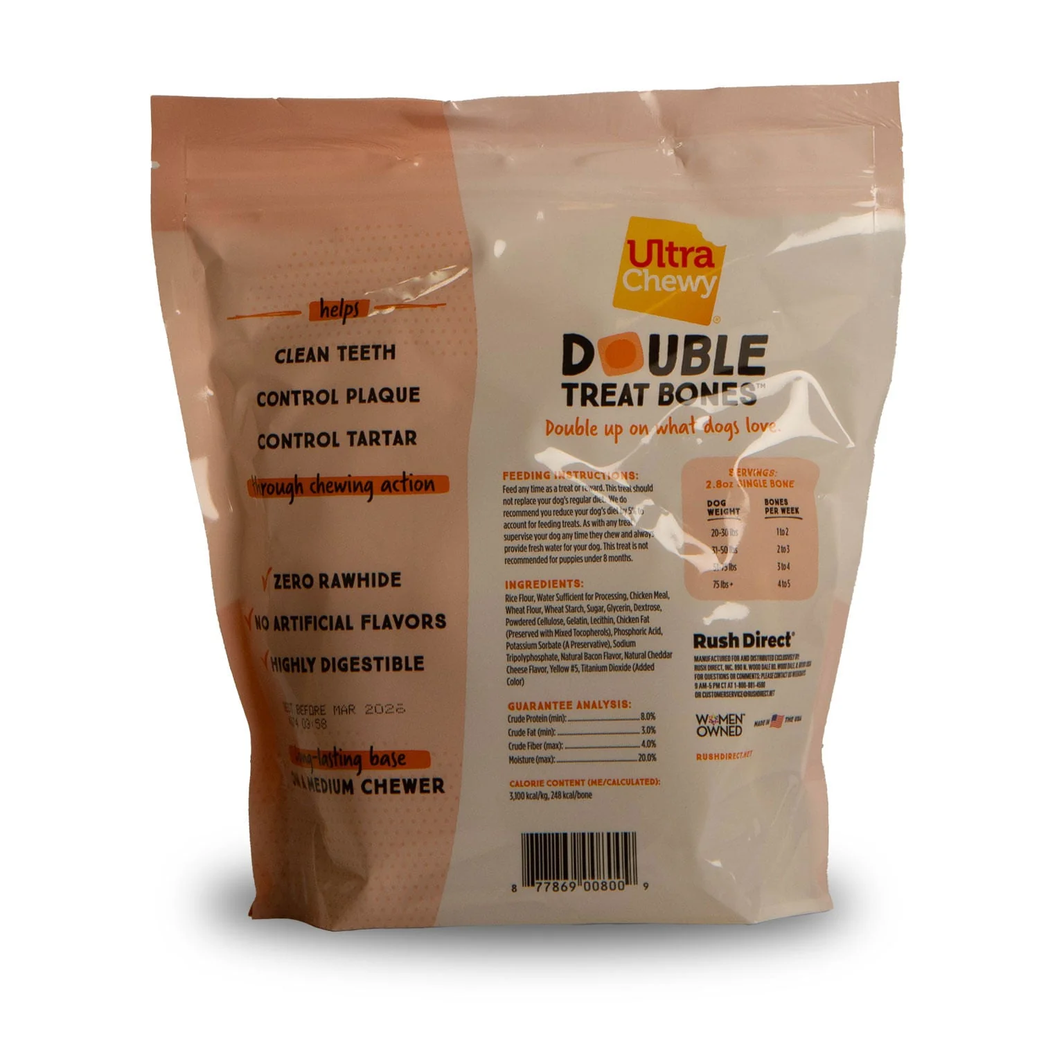 Ultra Chewy Double Treat Bone Value Pack - Pet's Shop