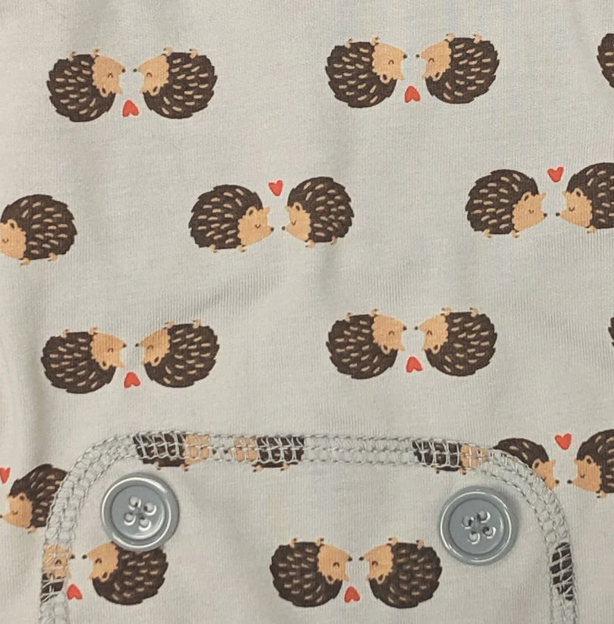 Light Gray Hedgehog Dog Pajamas - Pet's Shop