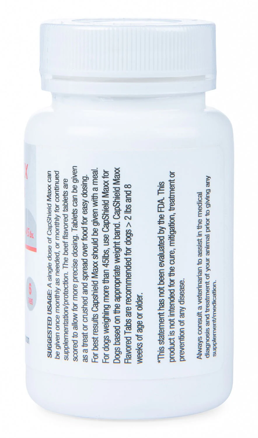 CapShield Maxx Flavored Tabs for Dogs - Pet's Shop