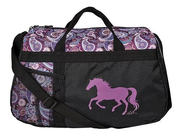 Lila Galloping Horse Duffle Bag - Pet's Shop
