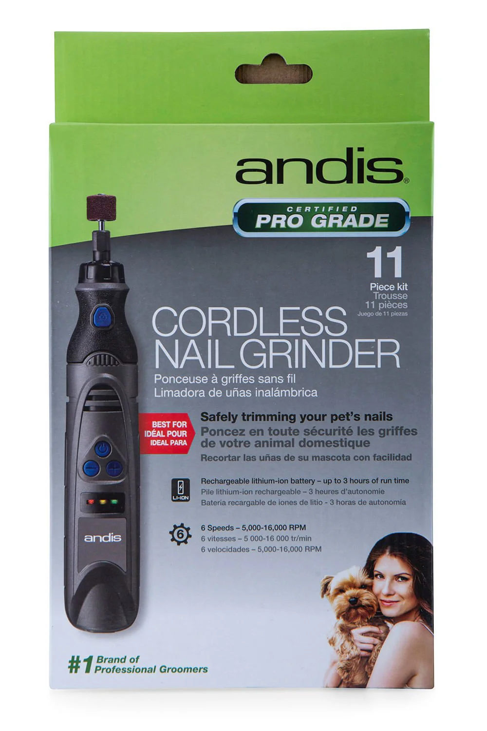 Andis 6-Speed Cordless Nail Grinder - Pet's Shop
