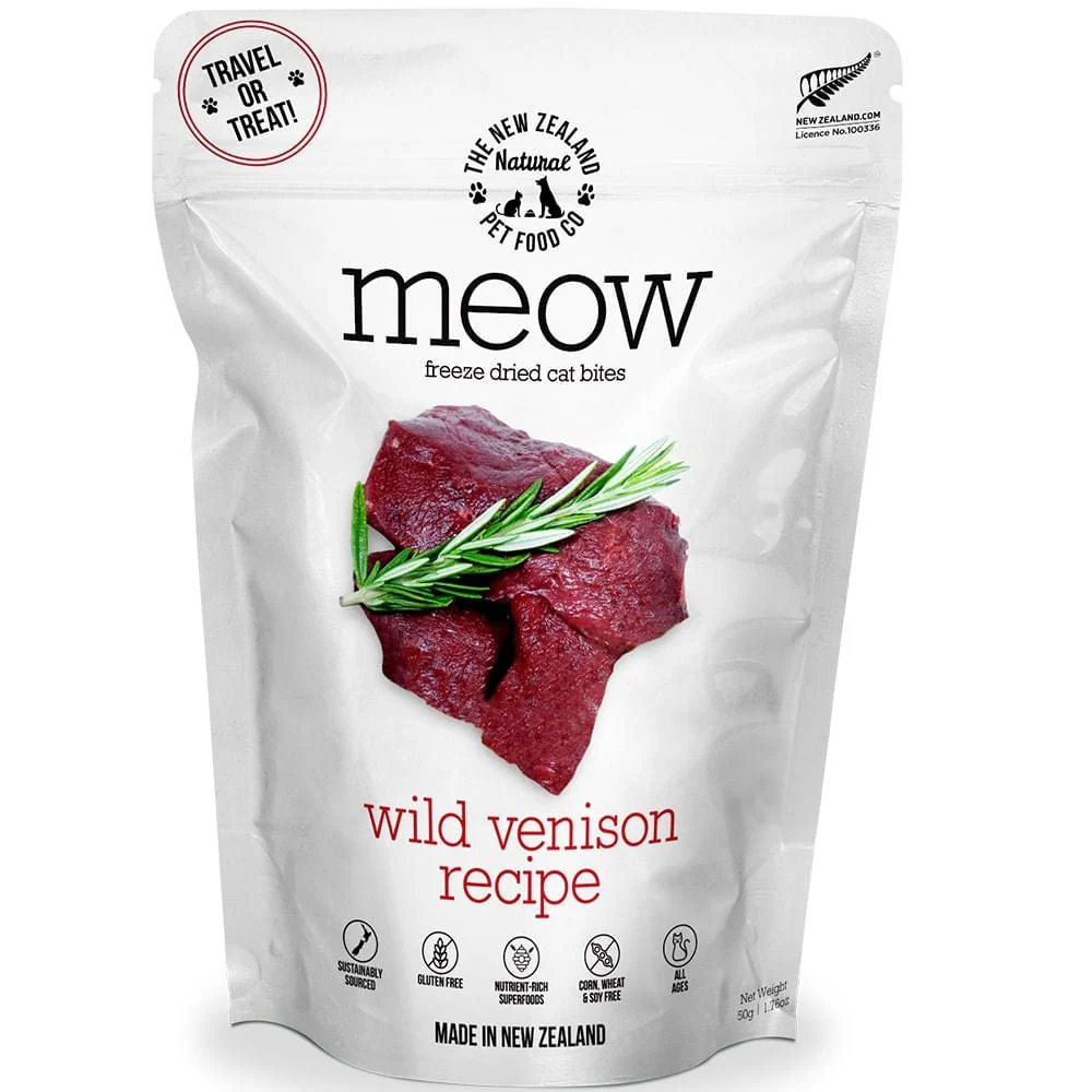 Meow Wild Venison Freeze Dried Food - Pet's Shop