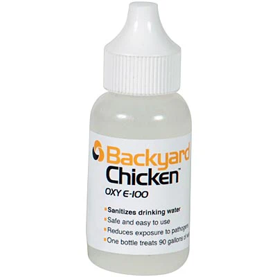 Backyard Chicken Oxy E-100 Drinking Water Additive, treats 90 gal - Pet's Shop