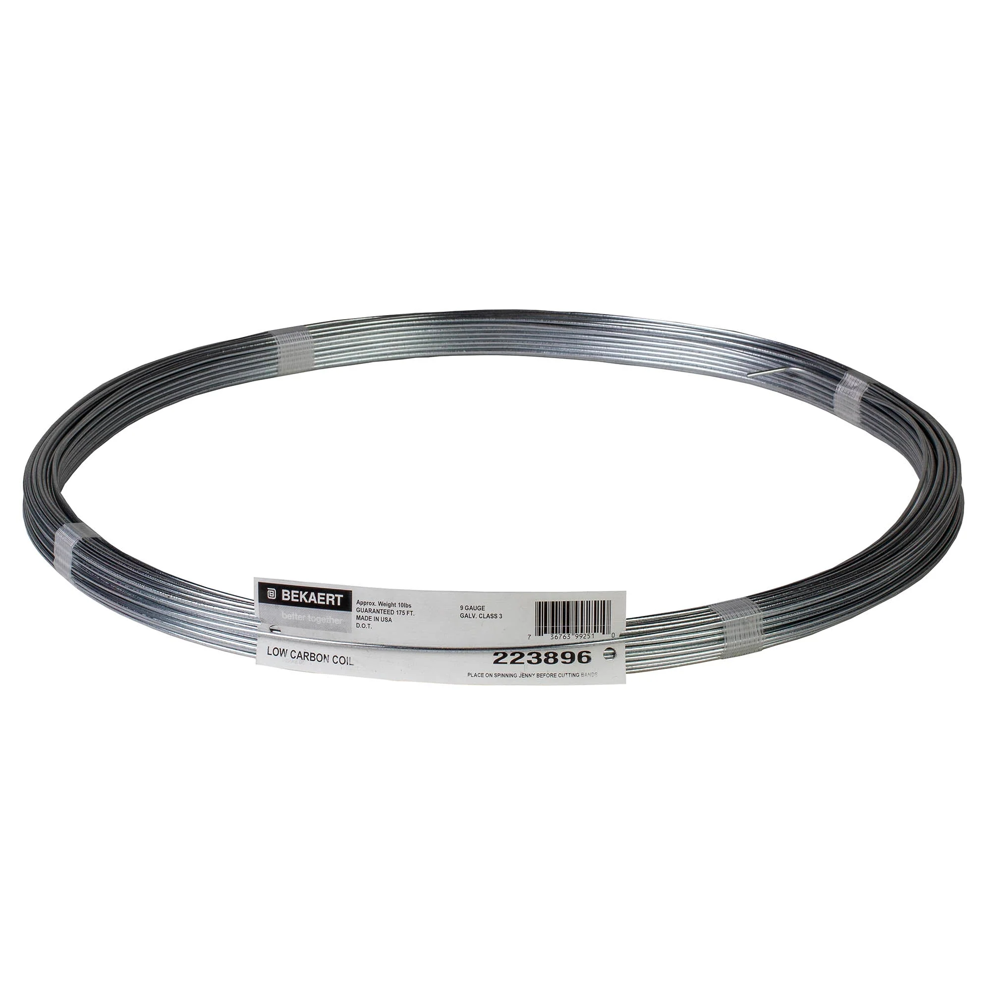 Bekaert 9 ga Class 3 10 lb Coil, DOT - Pet's Shop