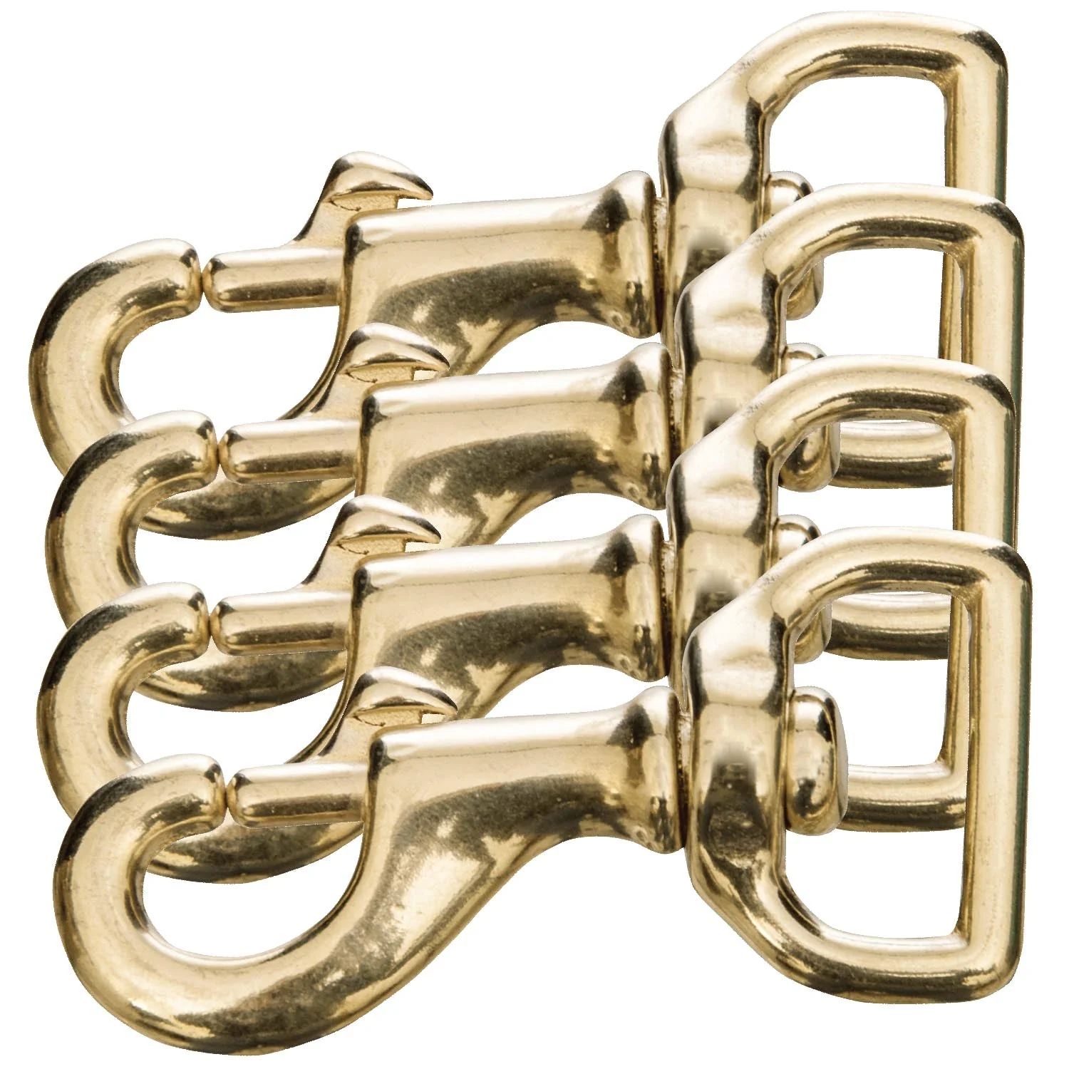Brass-Plated Bolt Snap Packs - Pet's Shop