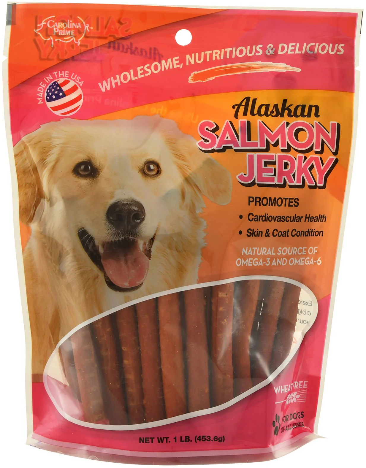 Carolina Prime Oven Baked Salmon Jerky - Pet's Shop