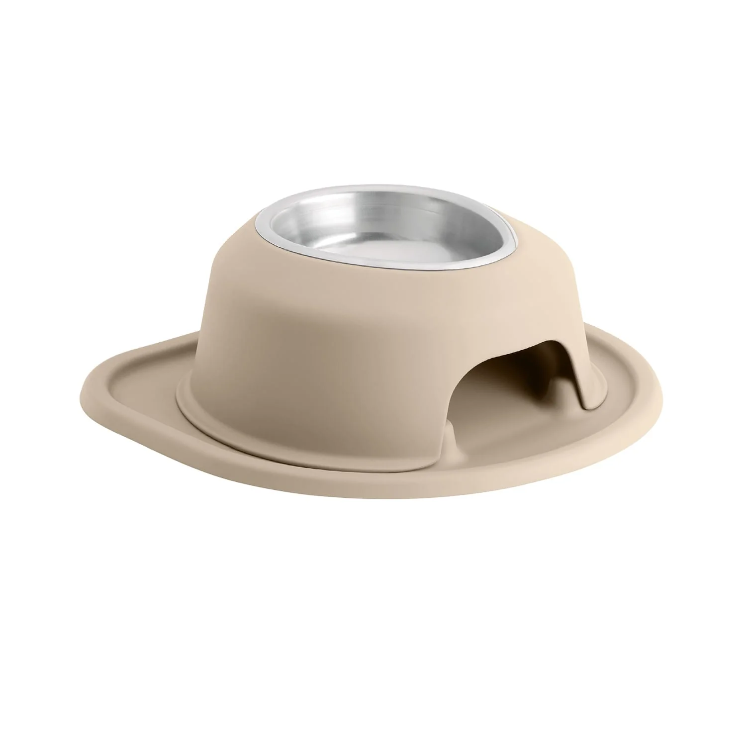 WeatherTech Single High Pet Feeding System, Stainless Steel - Pet's Shop