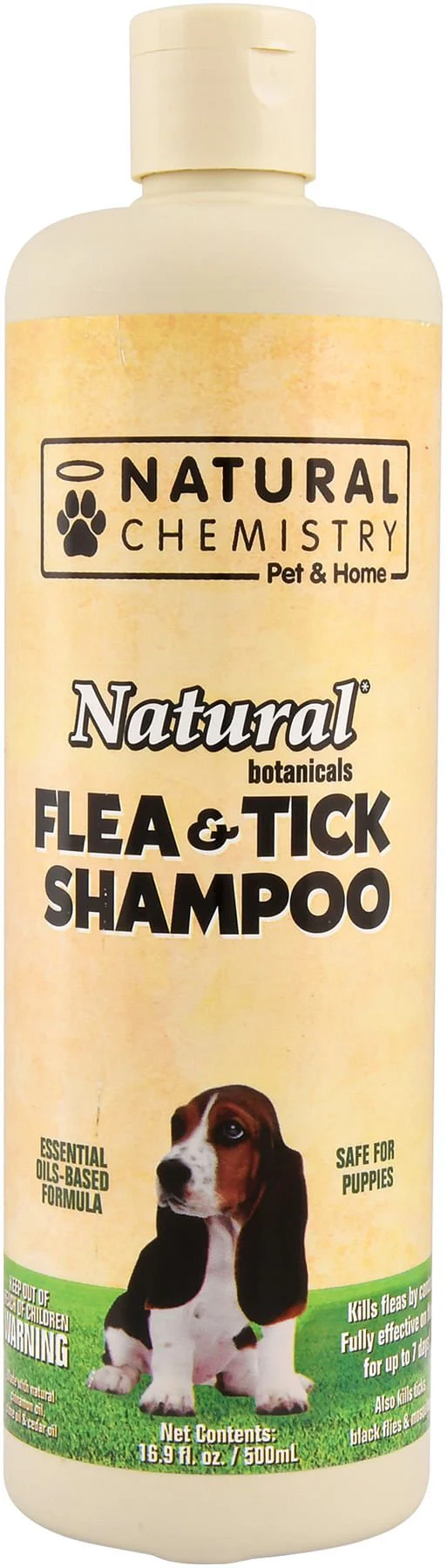 Natural Flea and Tick Shampoo, 16.9 oz - Pet's Shop