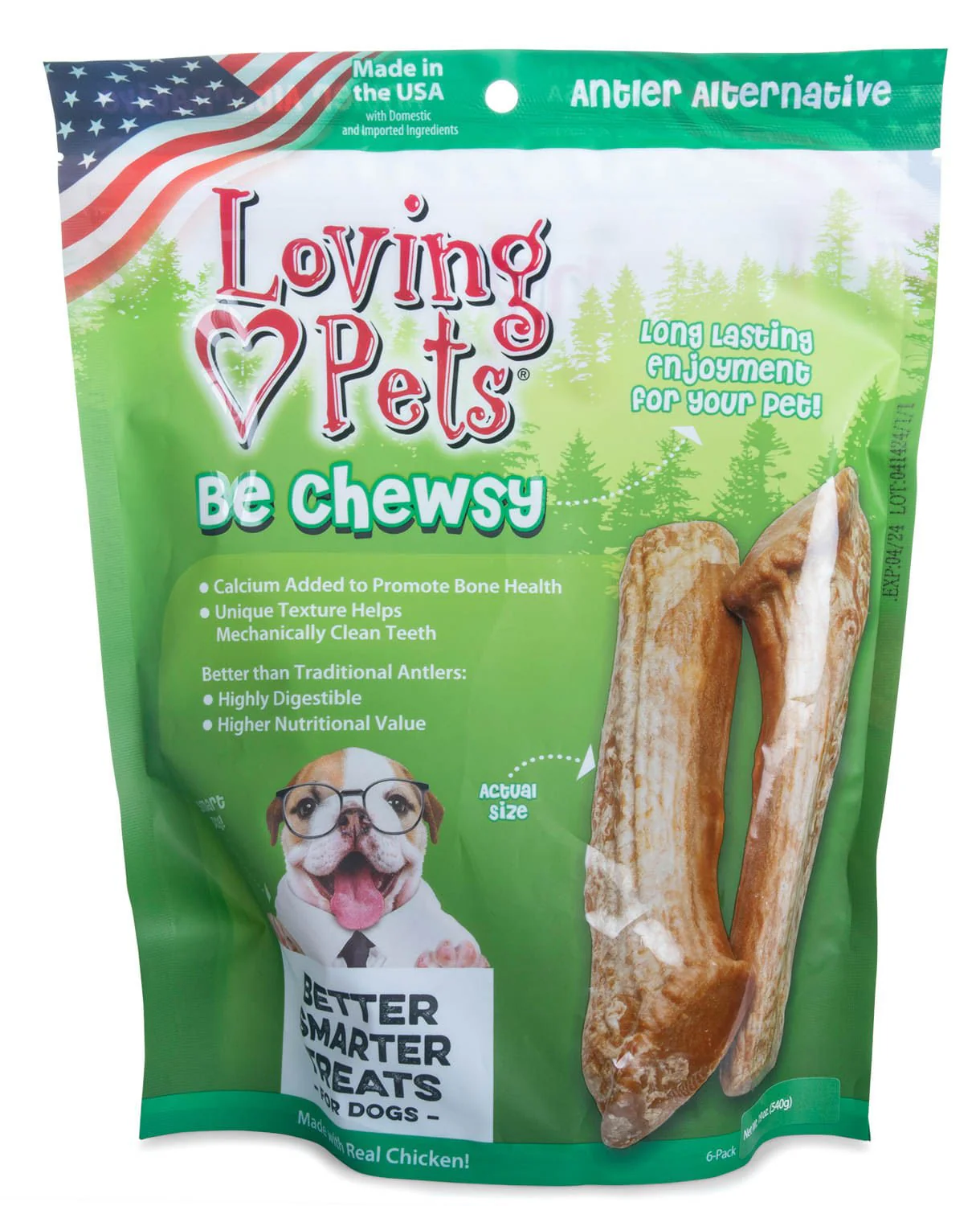 Loving Pets Be Chewsy Antler Chew Alternatives - Pet's Shop