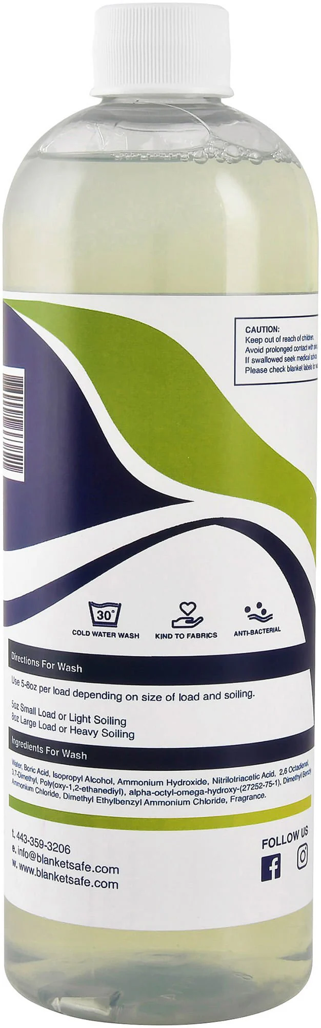 Blanket Safe Professional Horse Blanket Wash & Deodorizer, 16 oz - Pet's Shop