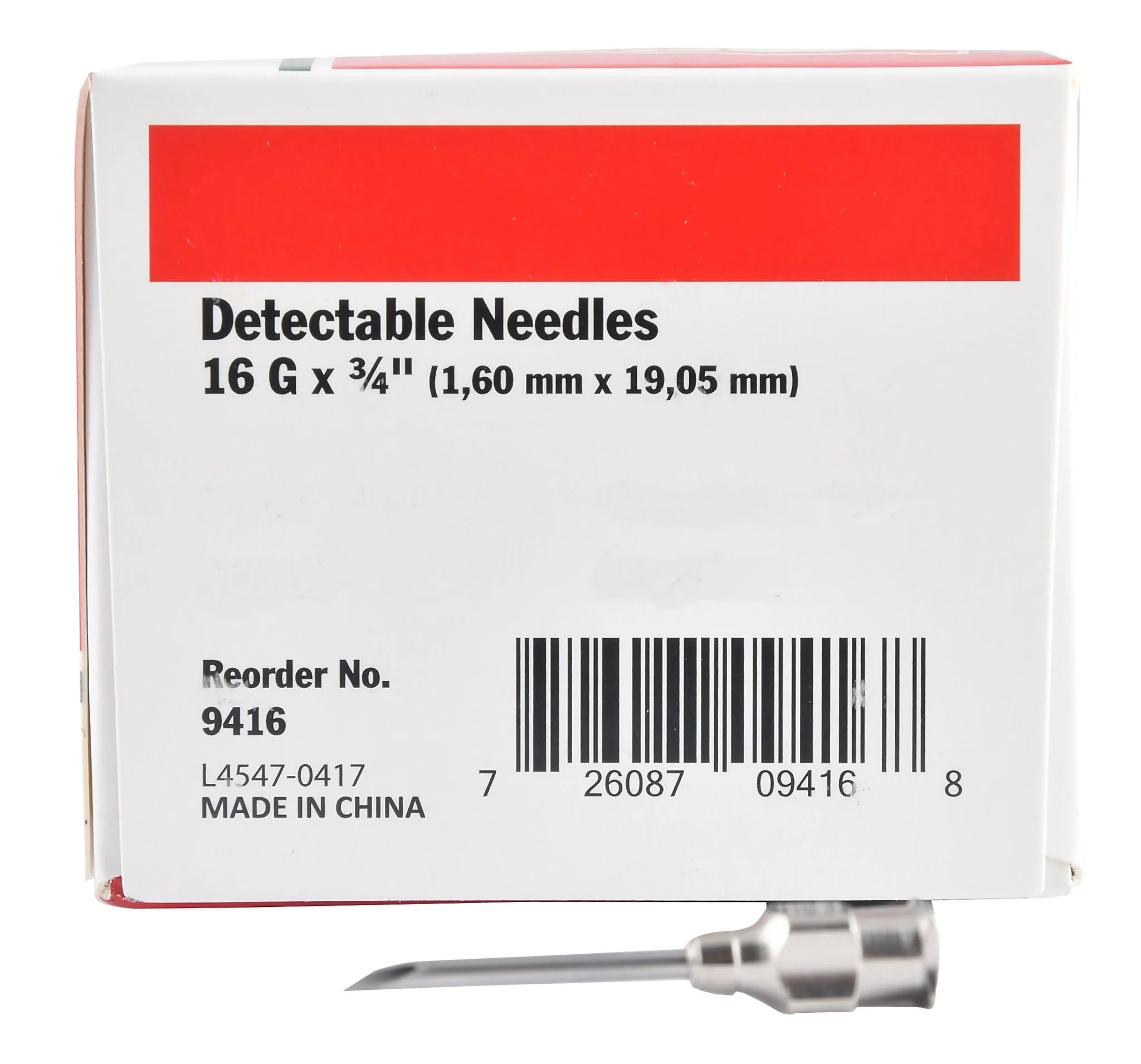 Ideal D3 Detectable Needles, Box of 100 - Pet's Shop