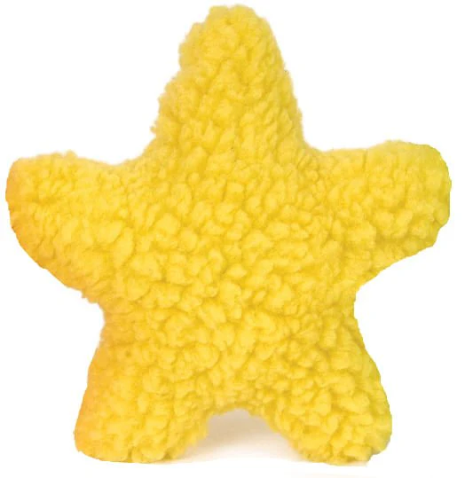 Fuzzy Shapes Dog Toys with Squeakers, Assorted Colors - Pet's Shop