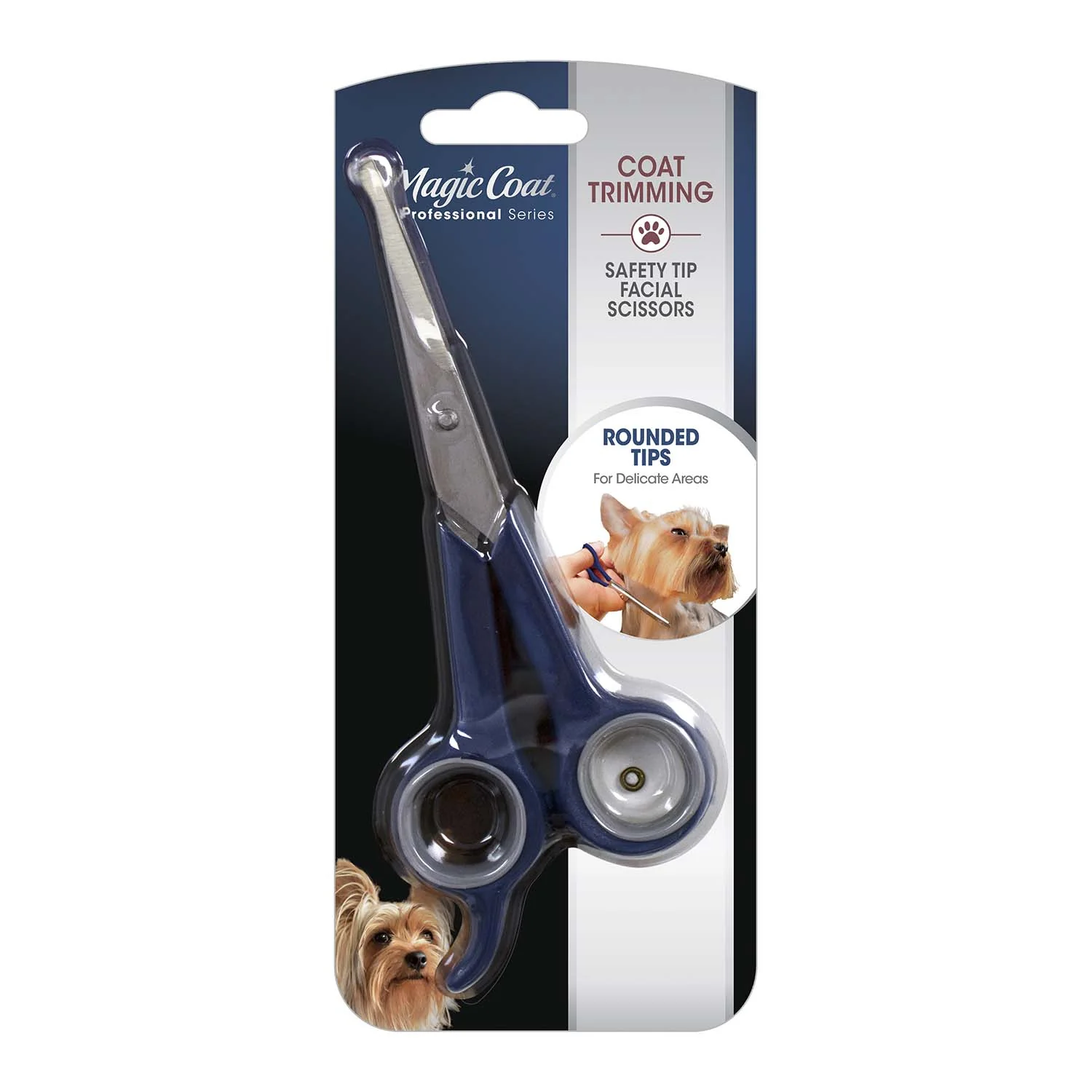 Magic Coat Professional Series Safety Tip Facial Dog Trimming Scissors - Pet's Shop