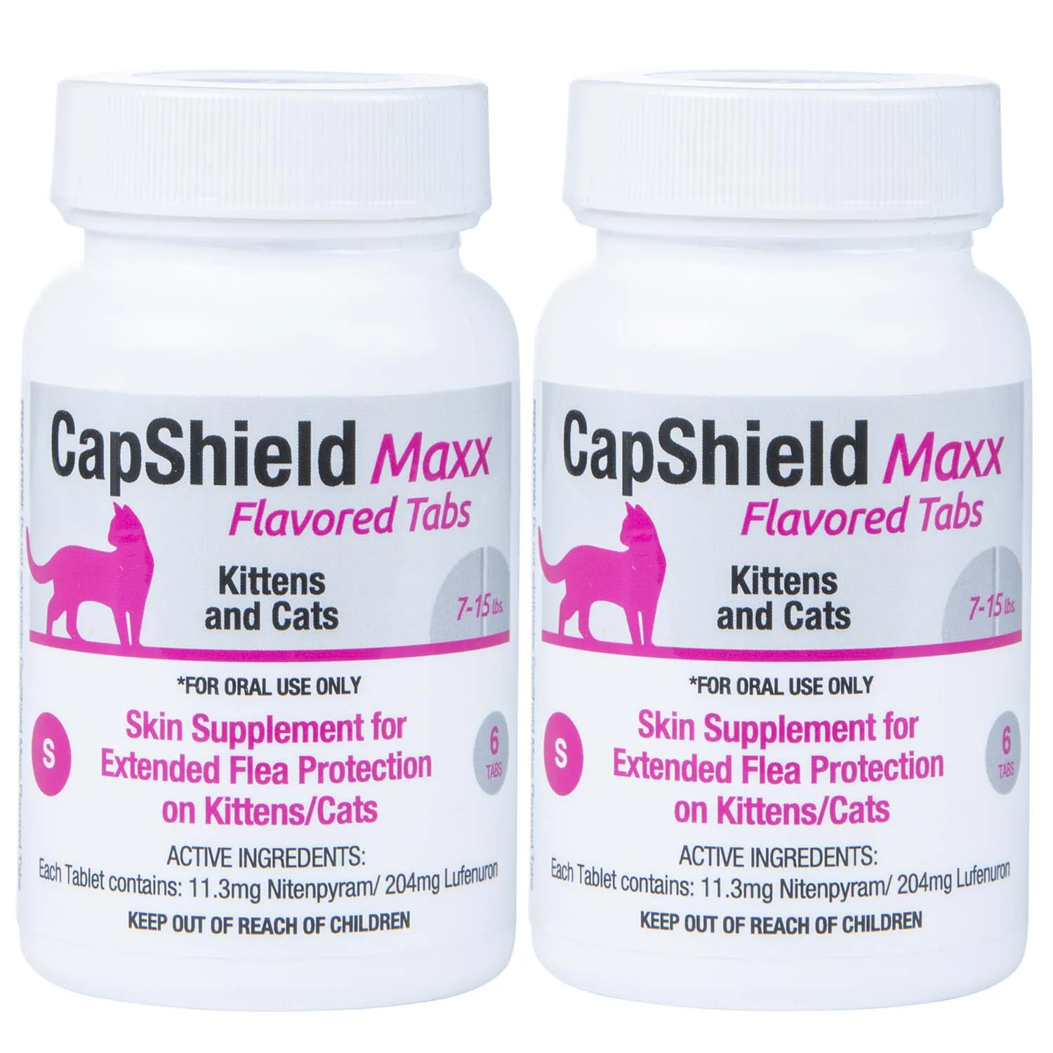 CapShield Maxx Flavored Tabs for Cats, 7-15 lbs - Pet's Shop