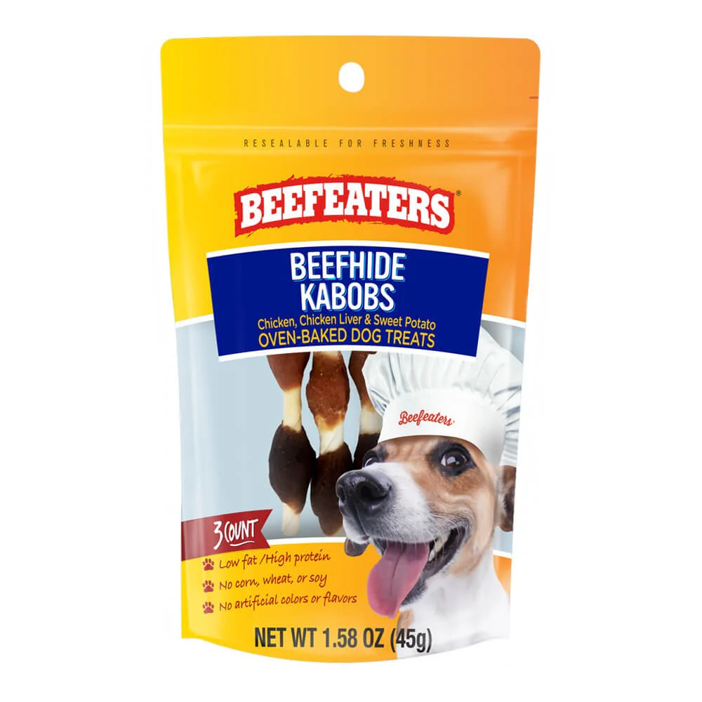 Beefeaters Beefhide Kabobs - Pet's Shop