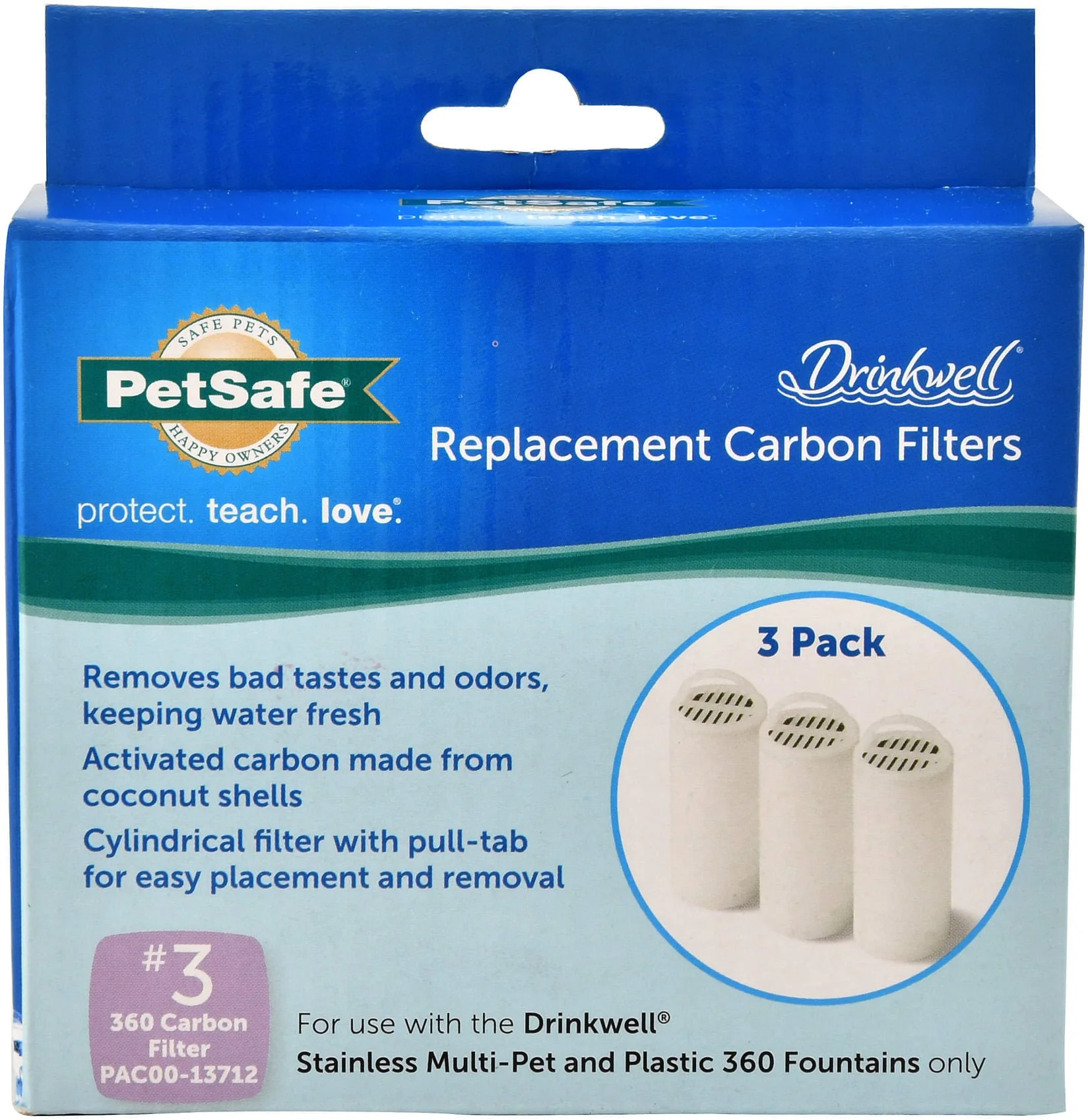 Drinkwell 360 Stainless Pet Fountain (& Replacement Filters) - Pet's Shop