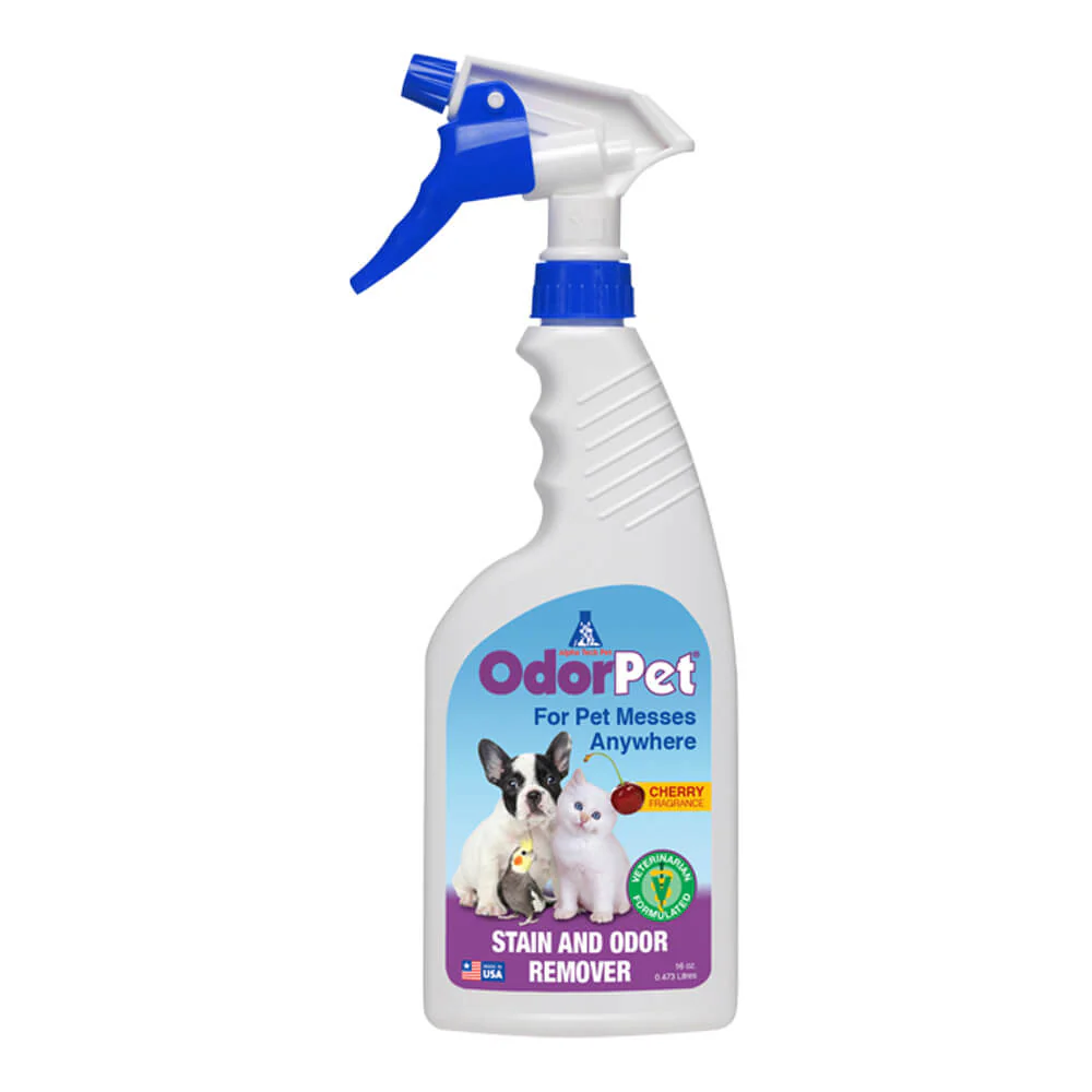OdorPet Carpet and Floor Stain Remover with Sprayer, 16 oz - Pet's Shop
