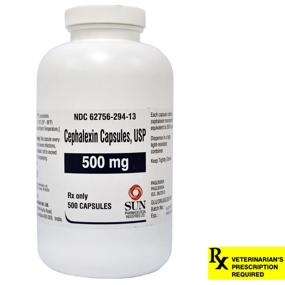 Rx Cephalexin (Generic) Capsules for Dogs & Cats - Pet's Shop