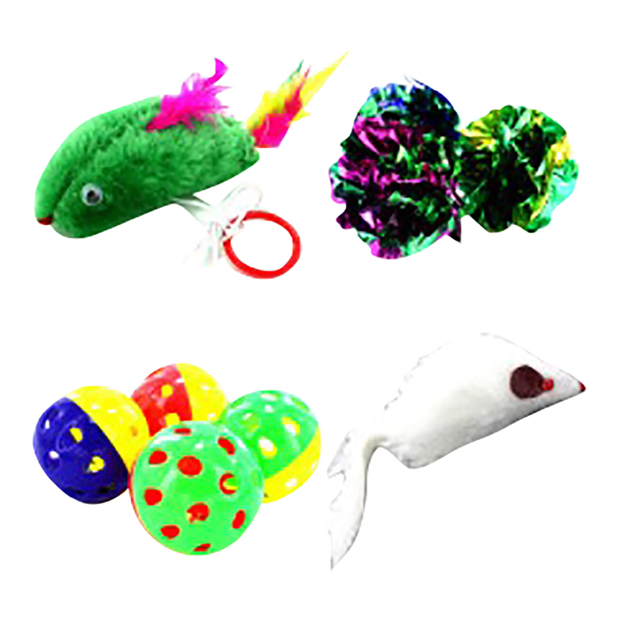 Cat Toys, Assorted, 4 pk - Pet's Shop