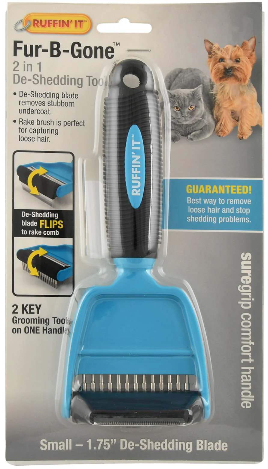 Fur-B-Gone 2-in-1 De-Shedding Tool - Pet's Shop