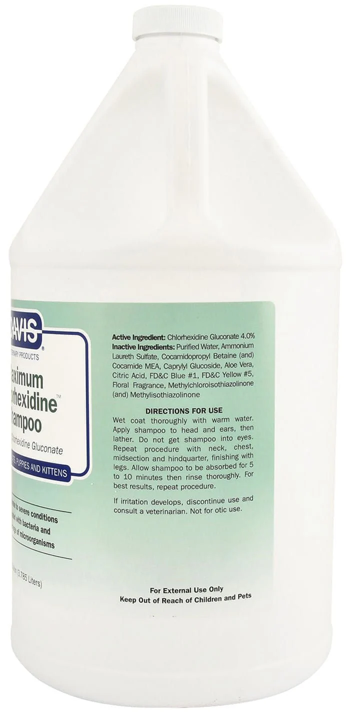 Davis Maximum Chlorhexidine (4%) Shampoo - Pet's Shop