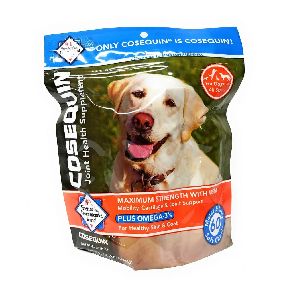 Nutramax Cosequin DS Plus MSM for Dogs, 60 Soft Chews - Pet's Shop