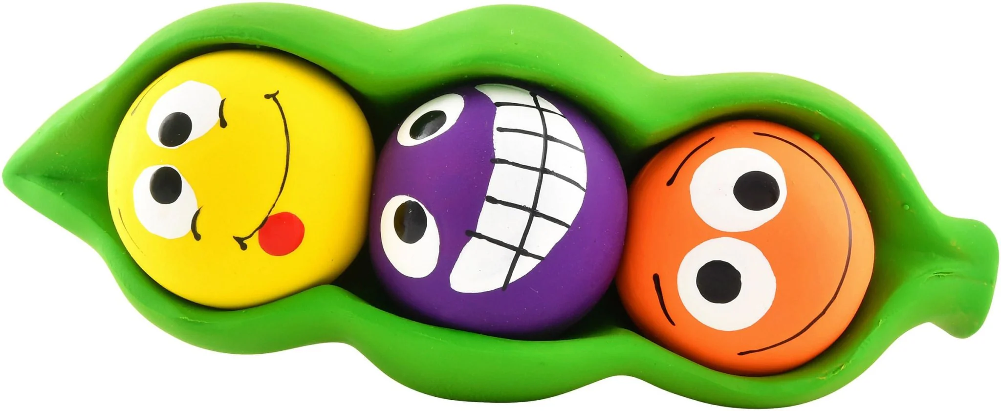 Three Peas in a Pod Latex Dog Toy - Pet's Shop