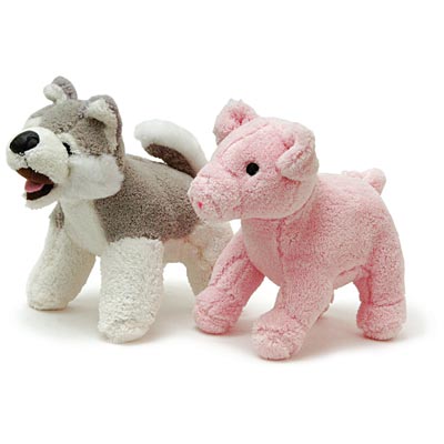 Animal Cuddlers Plush Squeaky Dog Toys - Pet's Shop