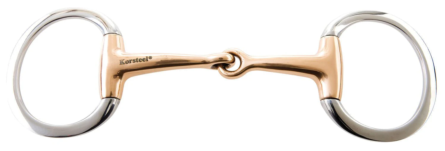 Korsteel Copper Mouth Eggbutt Snaffle Bit - Pet's Shop